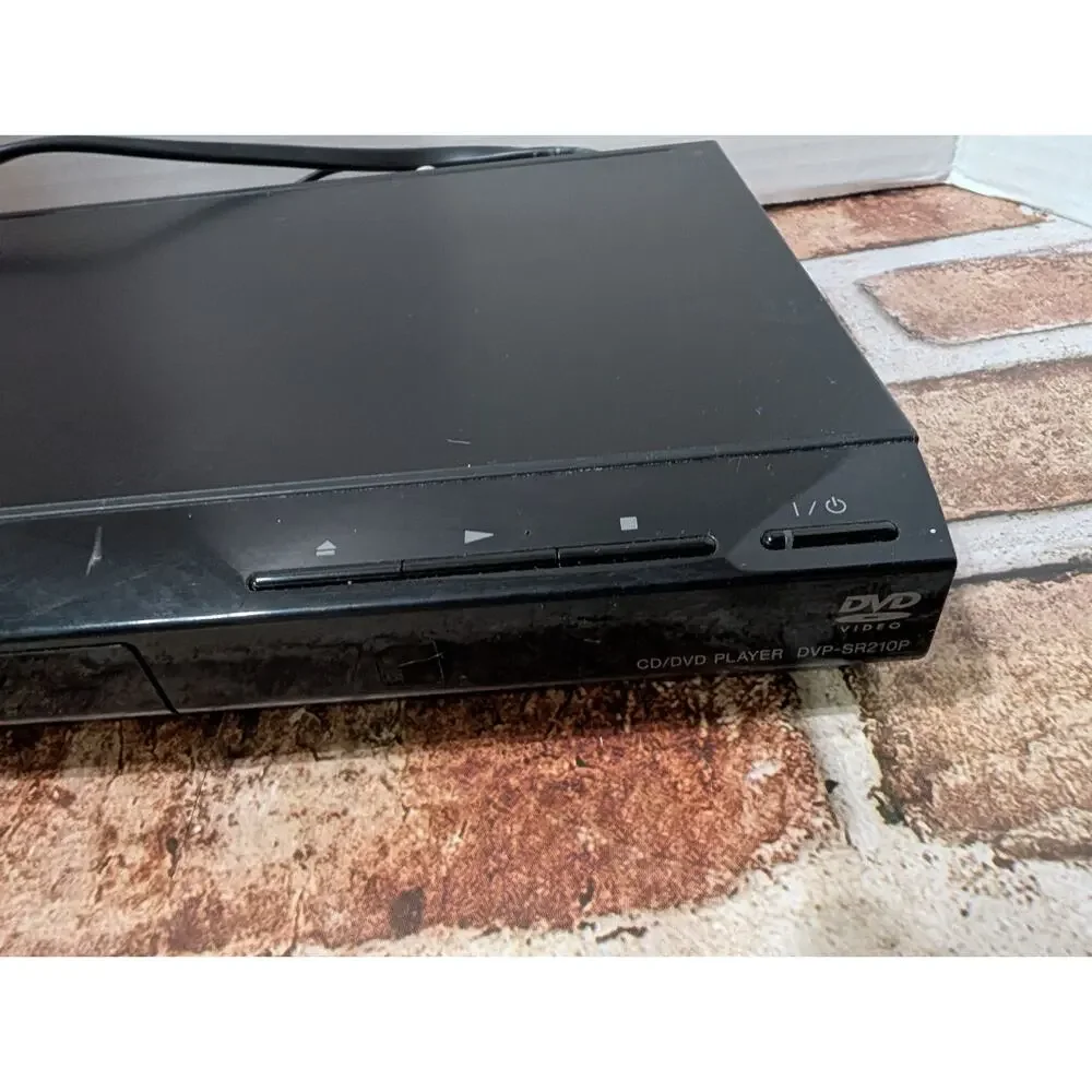 Sony DVP-SR210P DVD CD Player Progressive Scan Compact Black Media Player TESTED